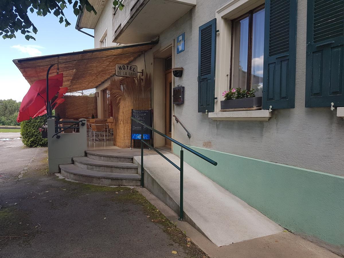 Hotel De La Gare, Vendlincourt Exteriér fotografie